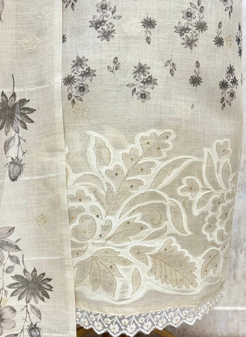 Premium Tissue Linen Suit Set