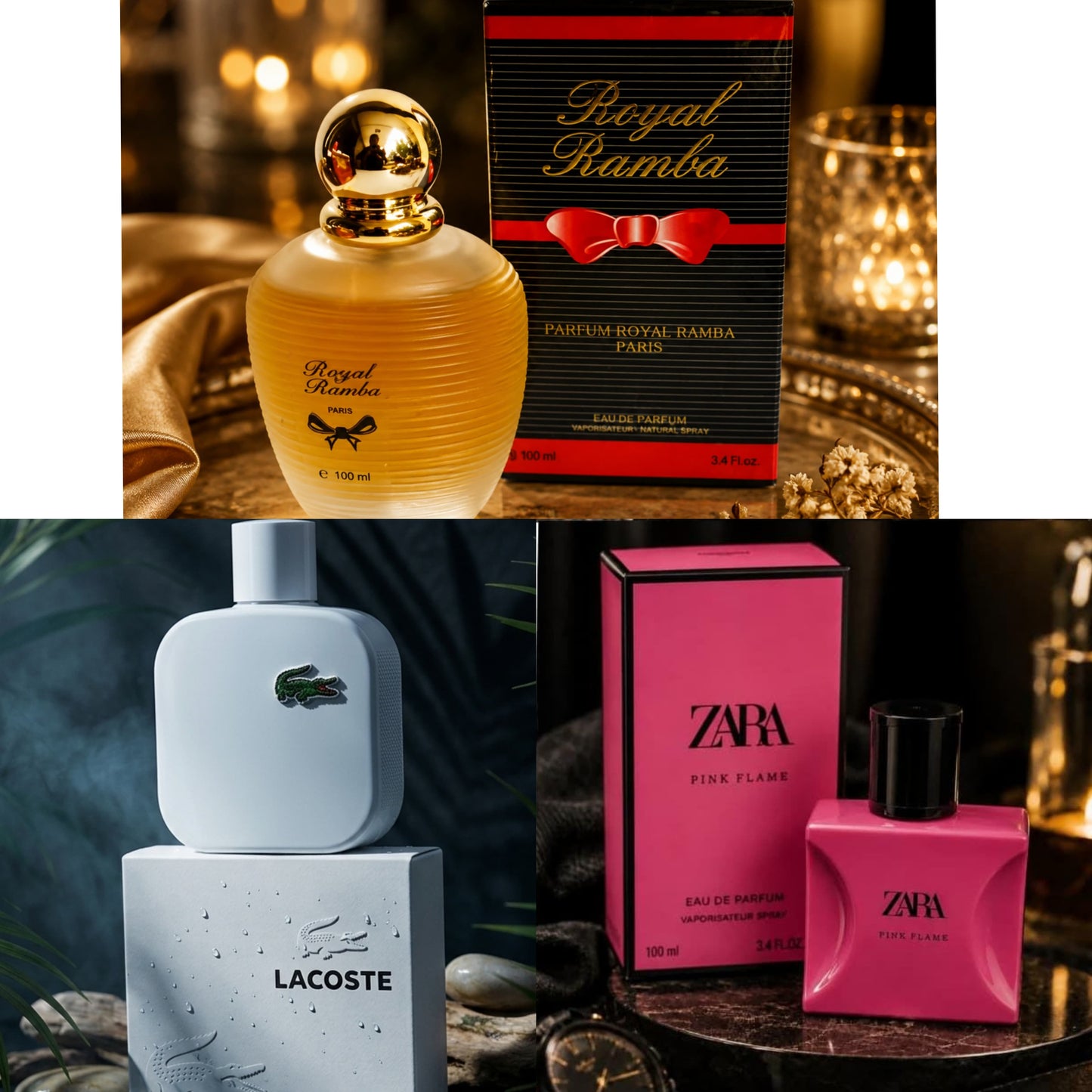3-Piece Branded Perfume Combo