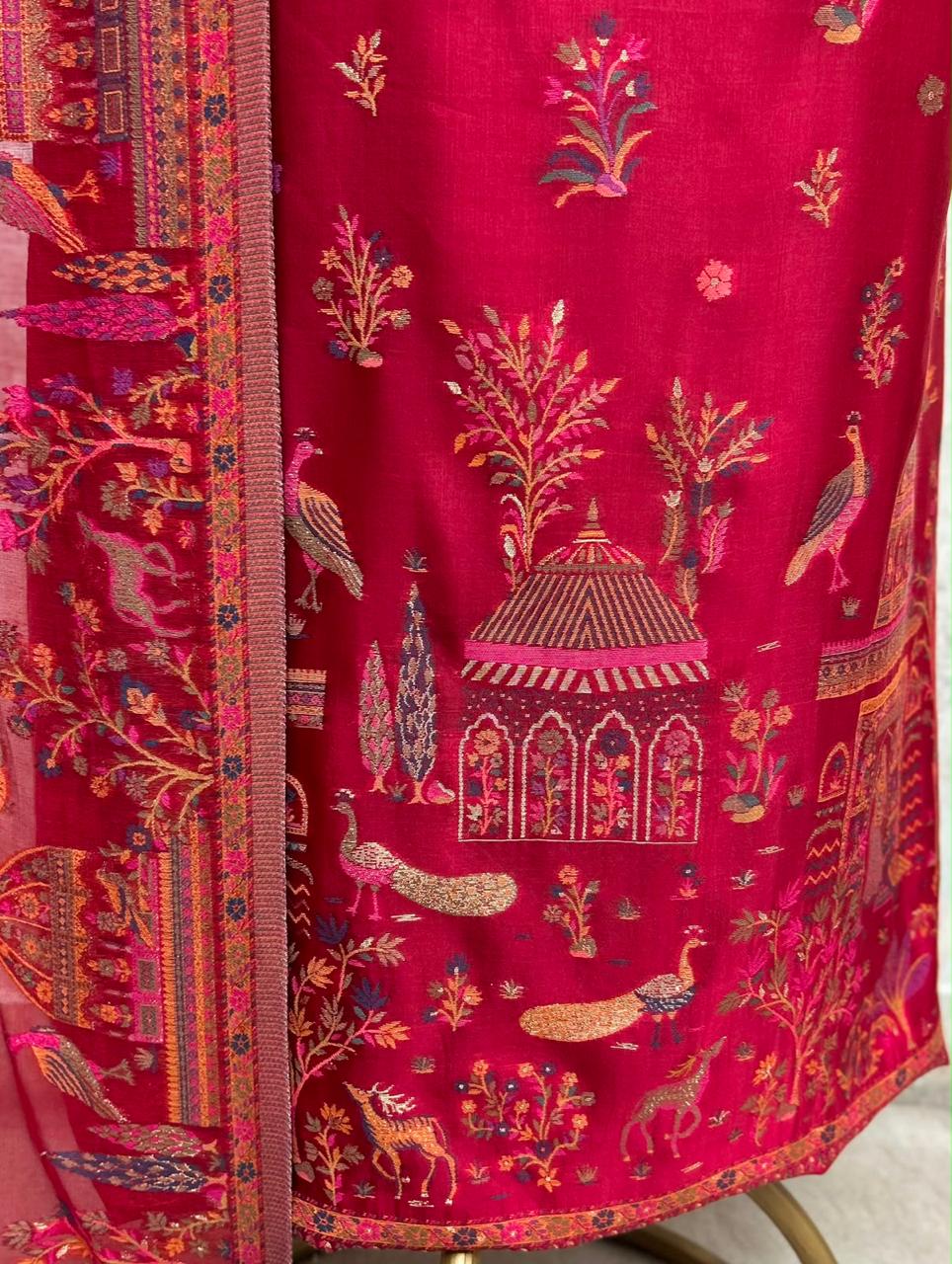 Premium Silk 3-Piece Unstitched Suit