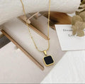 ✨ Premium Anti-Tarnish Black Pendant Chain