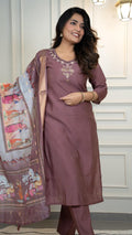 New Designers Kurti Pent Dupatta Set