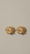Gold-Plated Filigree Earrings