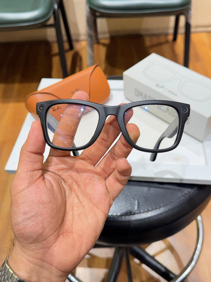 RayBan META AI – Full Black Plano