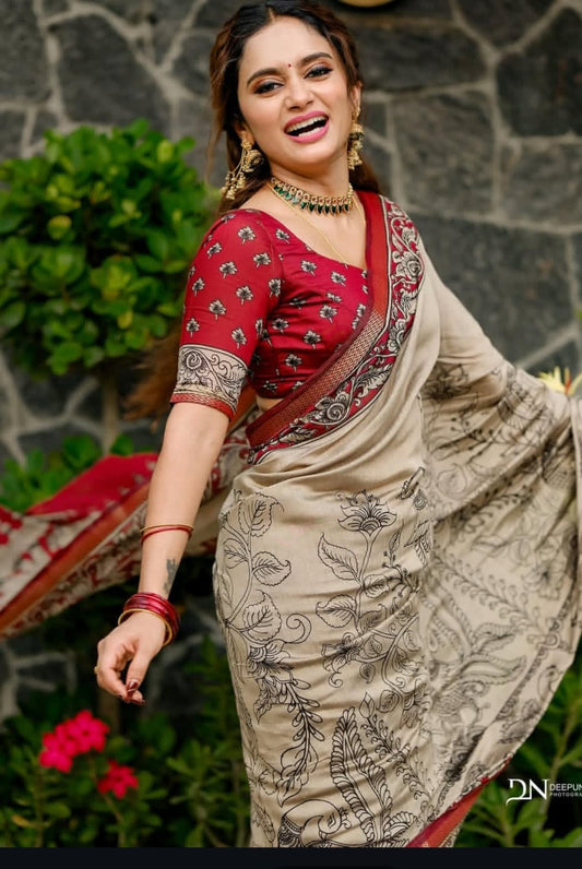 Jaipur Mal Cotton Saree