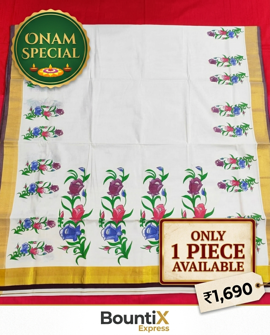 Onam Special Cotton Saree
