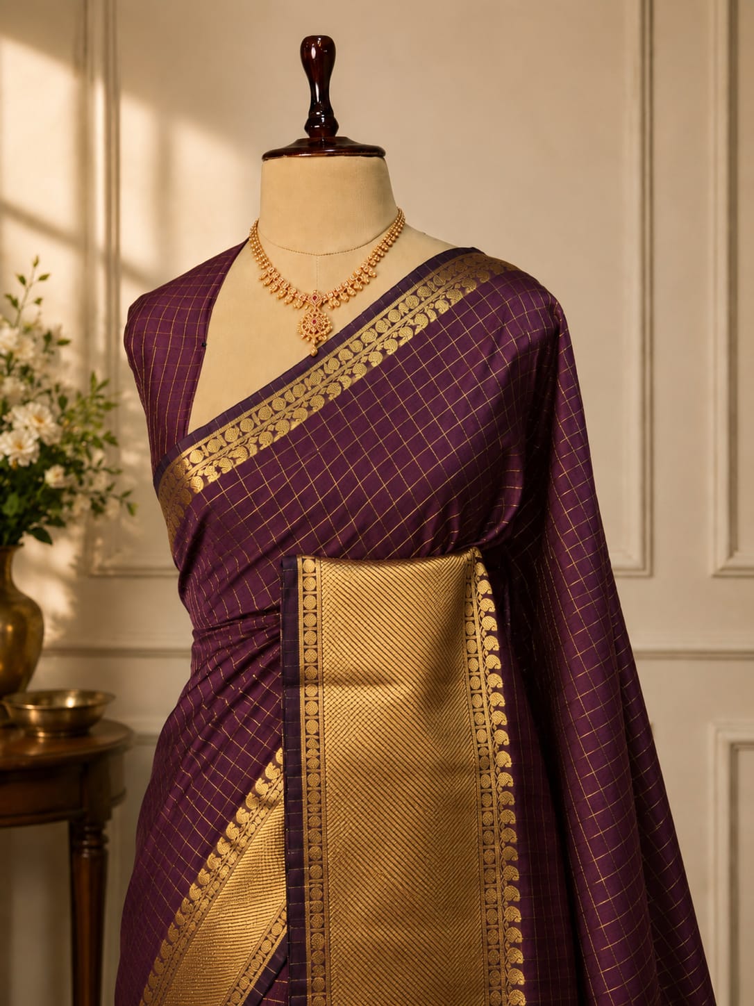 Premium Semi Kanchivaram Silk Saree
