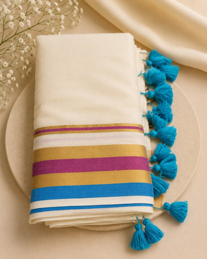 Premium 120 Count Mul Cotton Saree