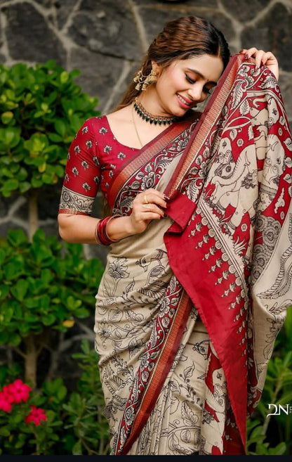Jaipur Mal Cotton Saree