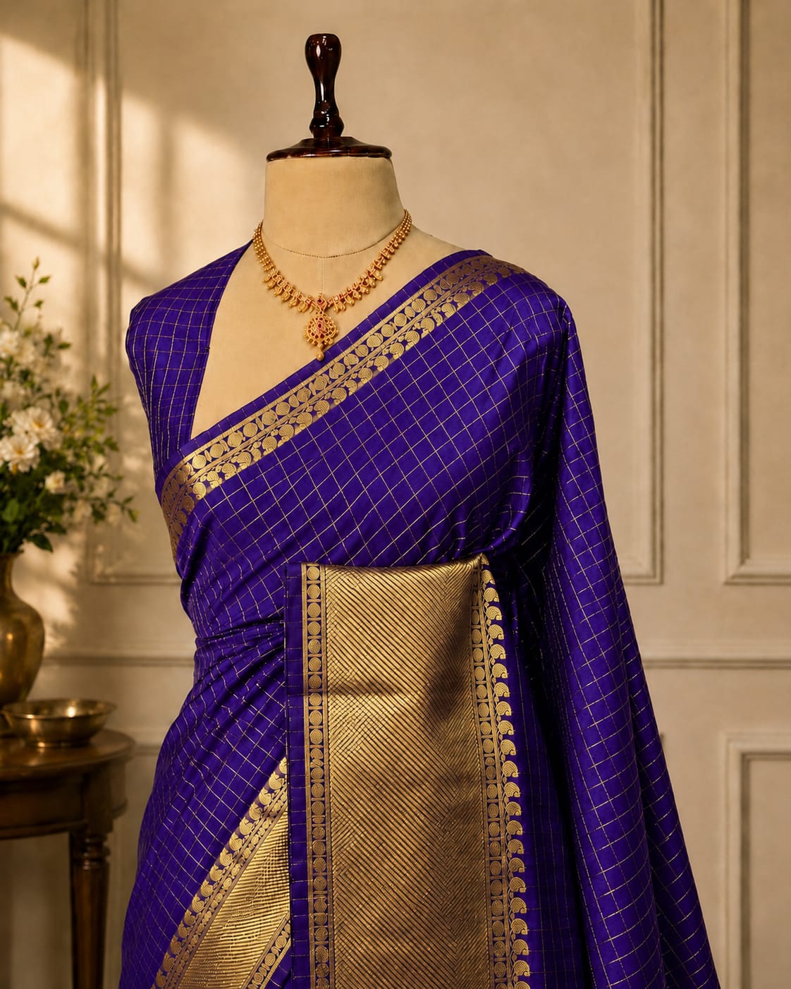 Premium Semi Kanchivaram Silk Saree