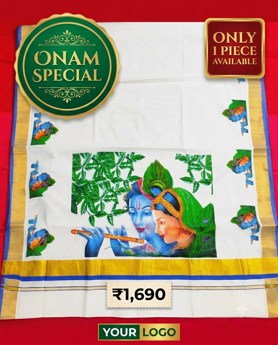 Onam Special Cotton Saree