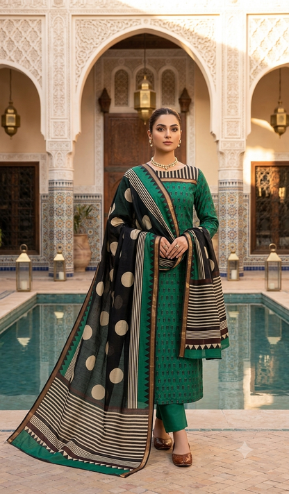 Premium Maheshwari Cotton Suit Set