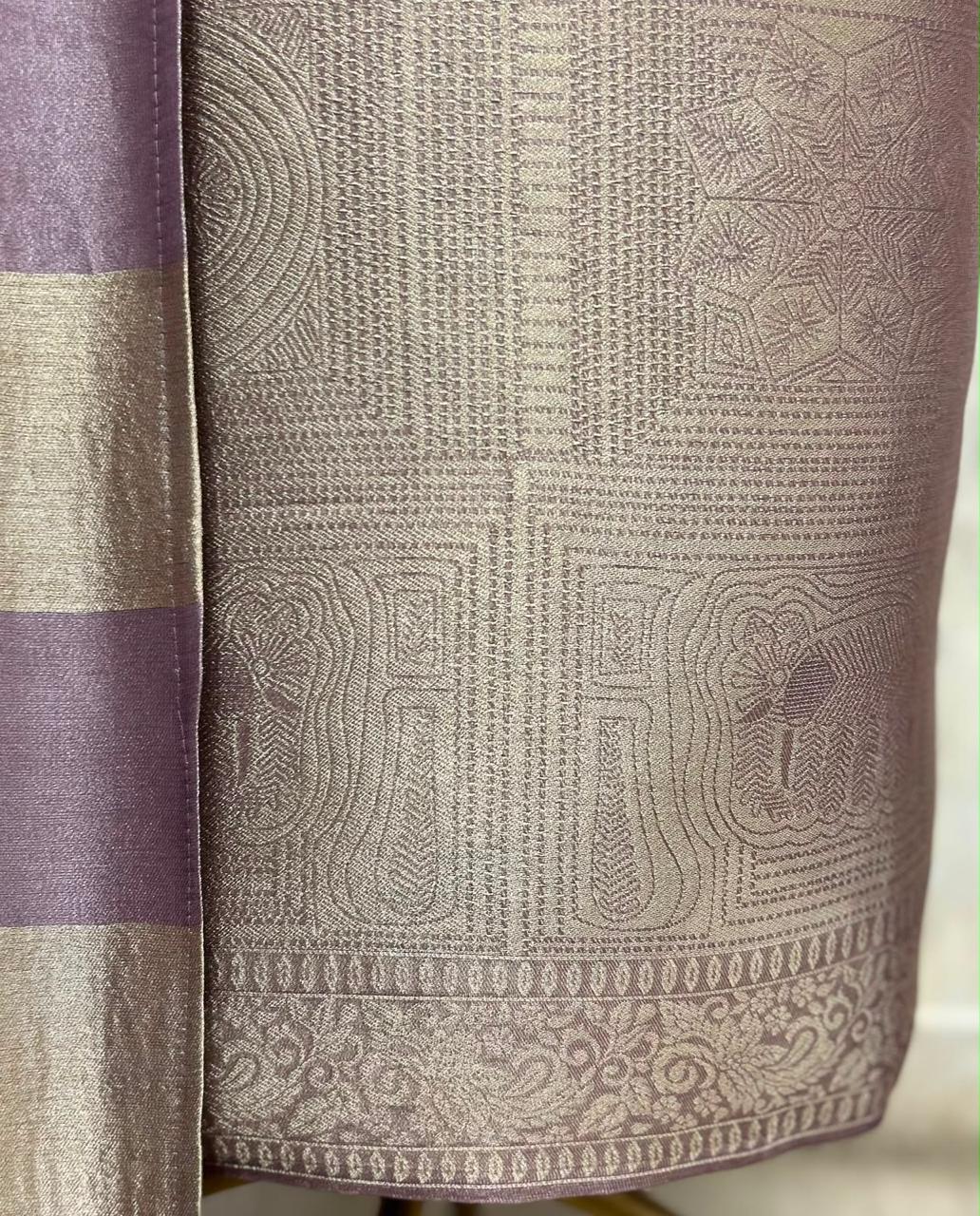 Brocade silk & Comfortable Shantoon fabric