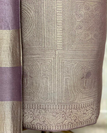 Brocade silk & Comfortable Shantoon fabric