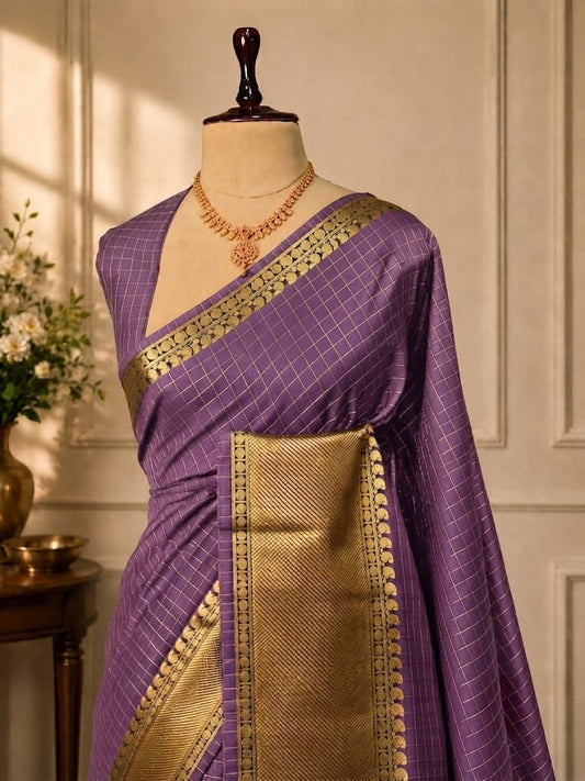 Premium Semi Kanchivaram Silk Saree