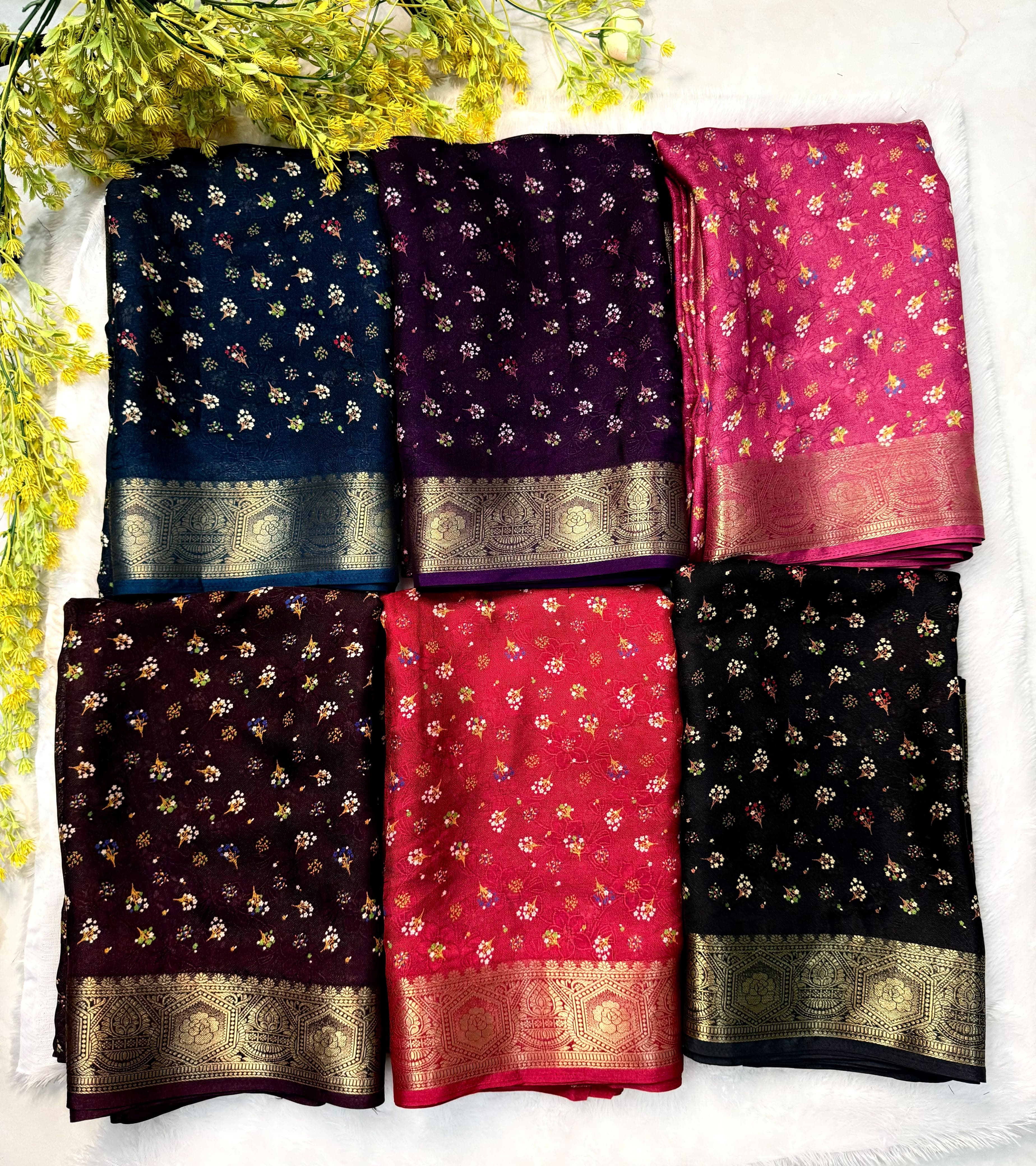 Ajrakh Heavy Marshmallow Soft Georgette Saree