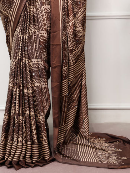 Luxury Satin Saree Collection