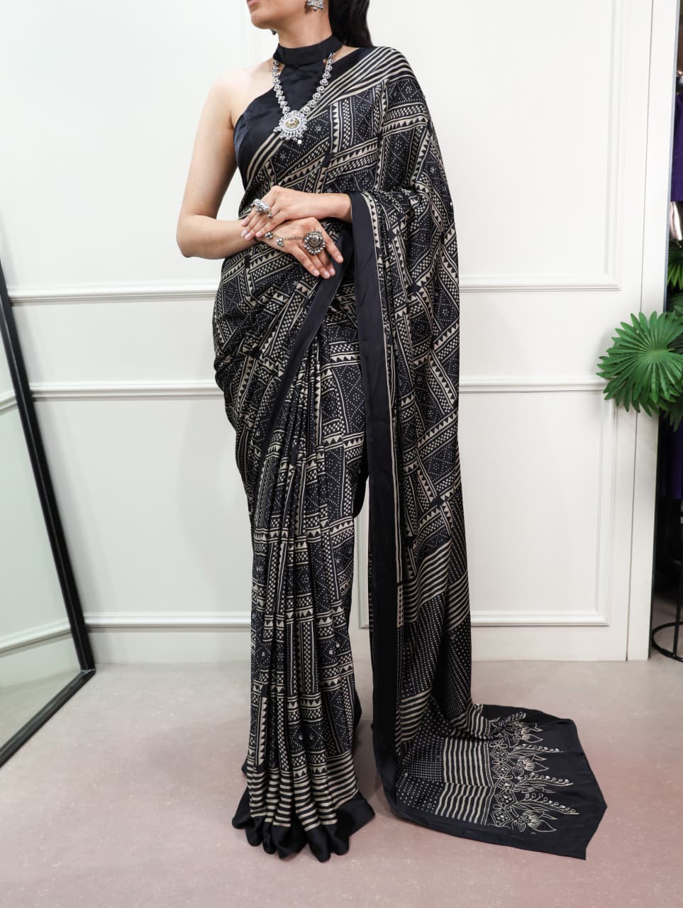 Luxury Satin Saree Collection