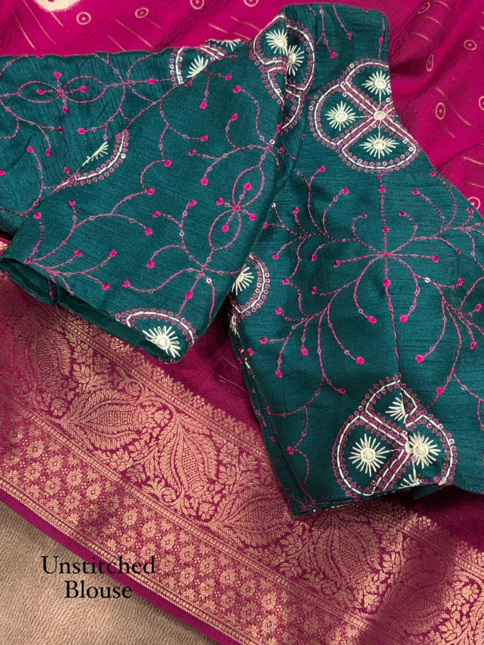 Premium Moss Jacquard Saree