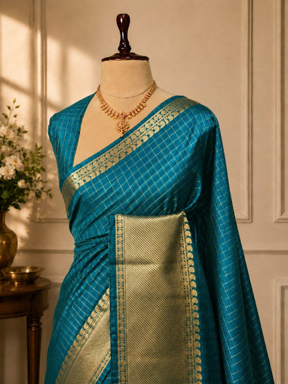 Premium Semi Kanchivaram Silk Saree