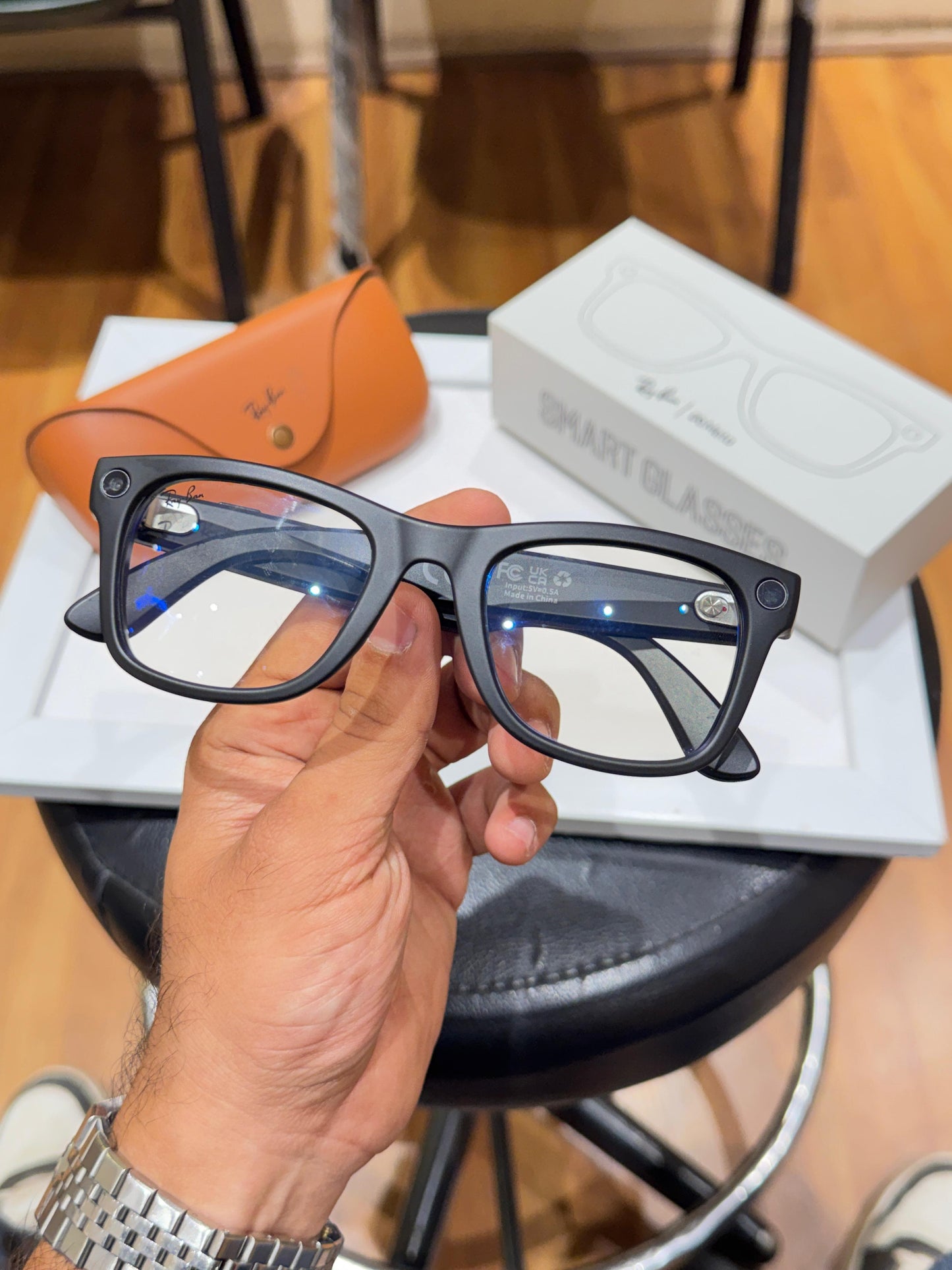 RayBan META AI – Full Black Plano