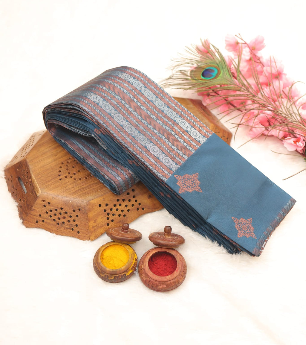 Elite Korvai Bridal Rapier Fancy Lightweight Silk-Type Saree