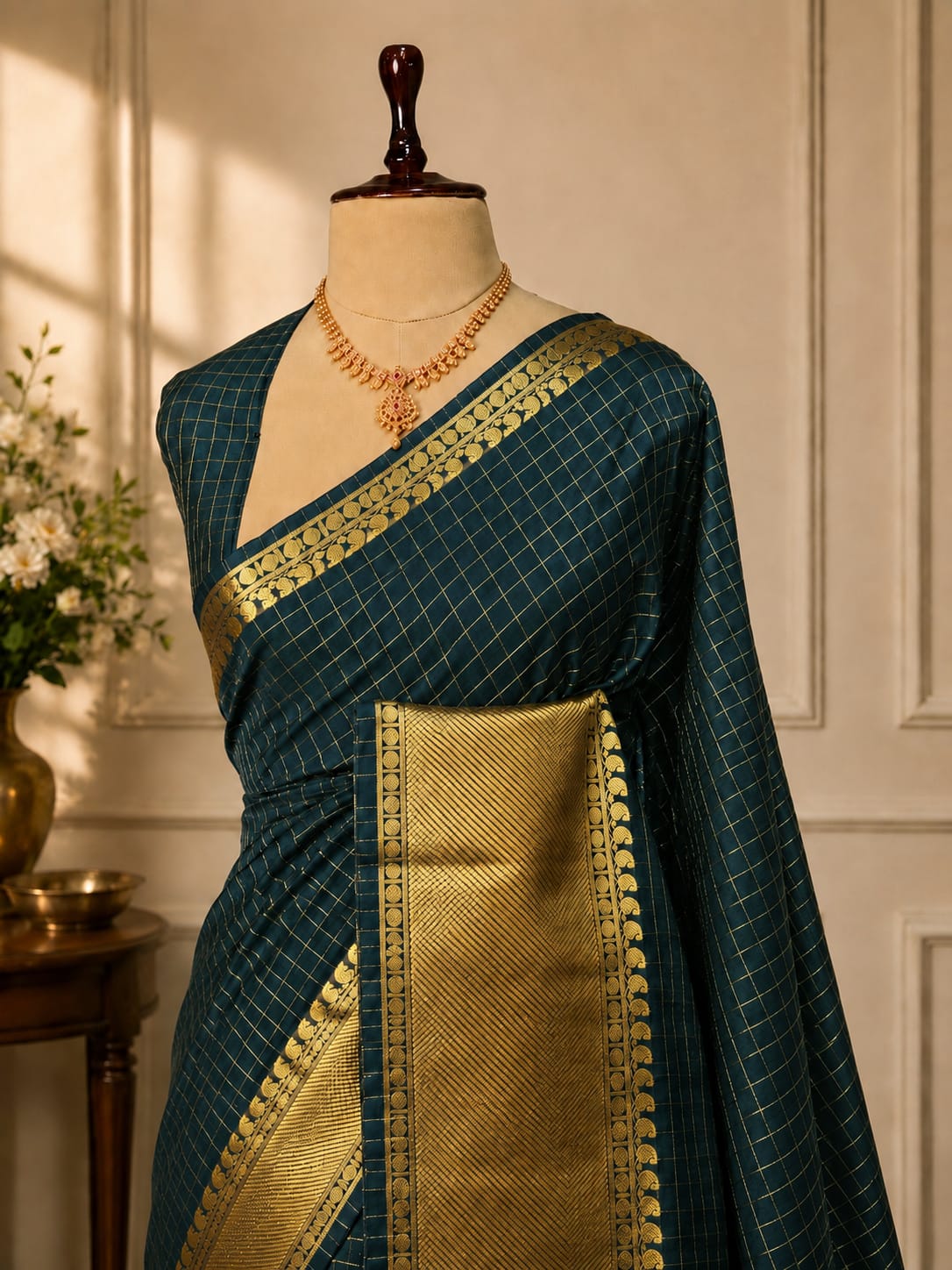 Premium Semi Kanchivaram Silk Saree