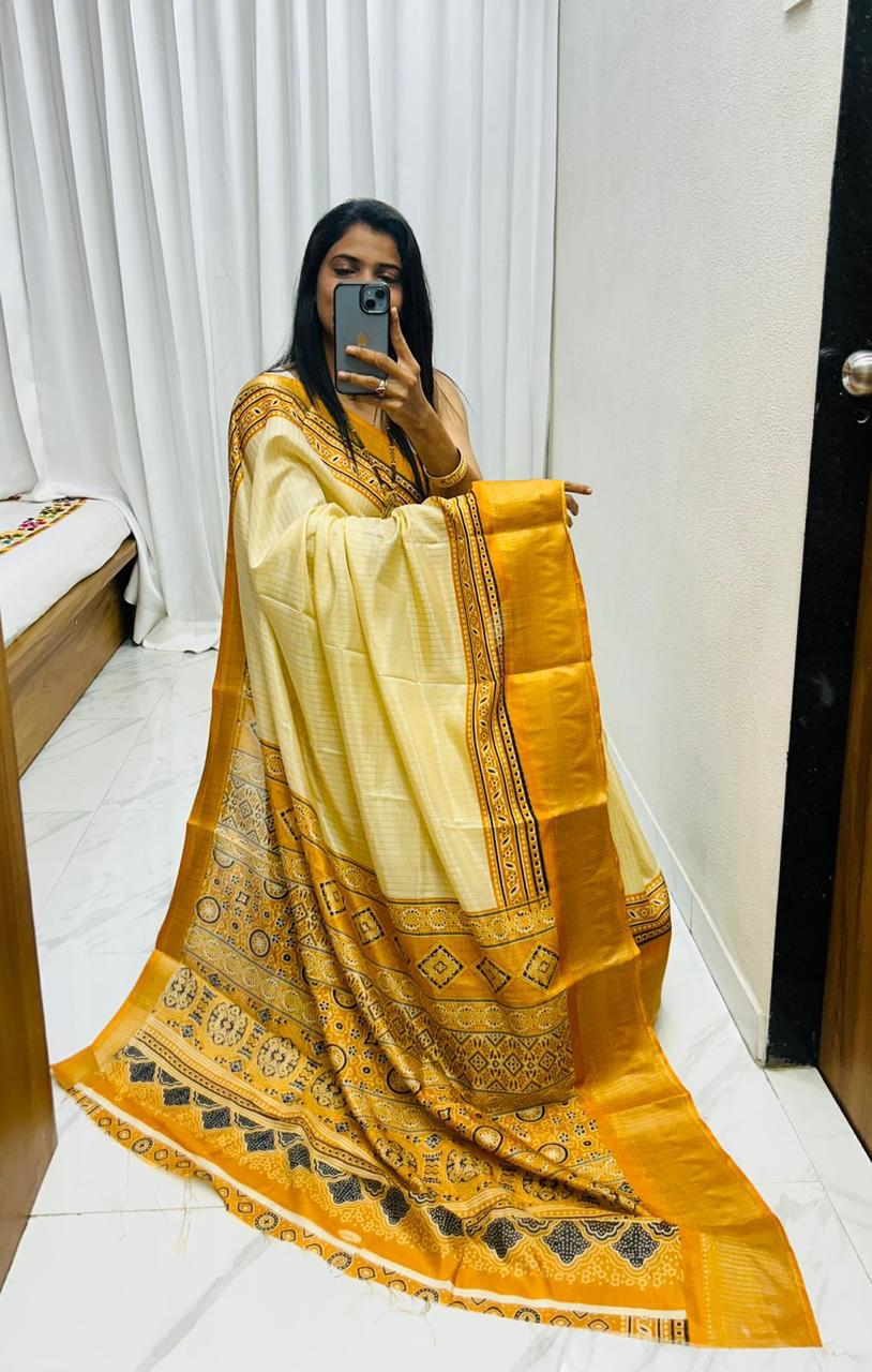 Super Bandhani Saree – New Super Catalogue | Ajrakh Gold