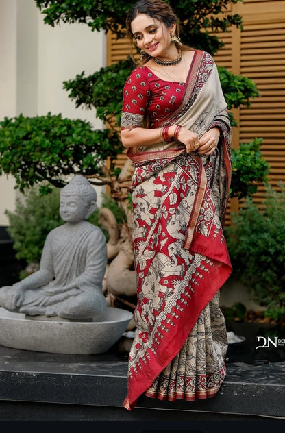 Jaipur Mal Cotton Saree