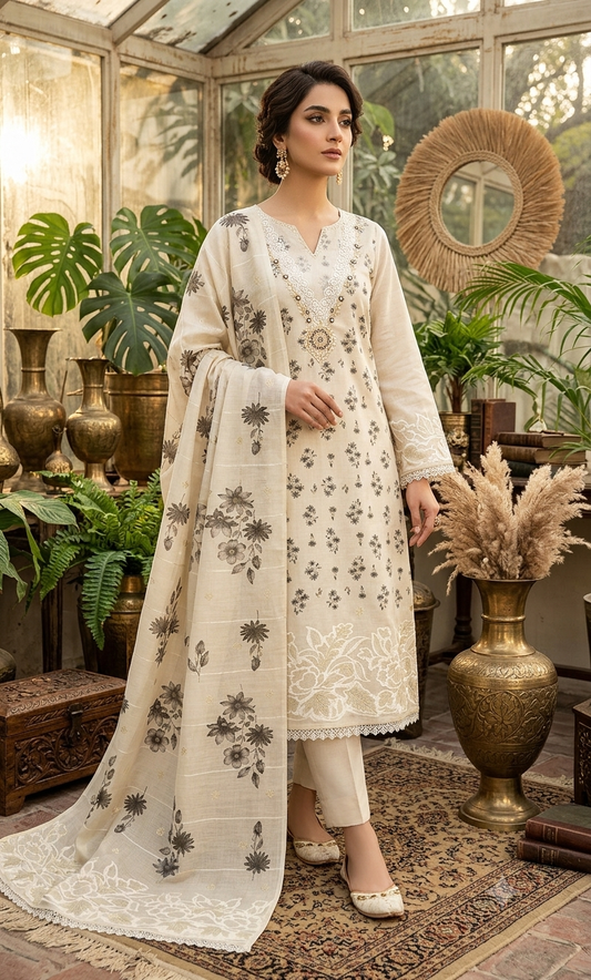 Premium Tissue Linen Suit Set