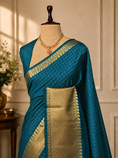 Premium Semi Kanchivaram Silk Saree
