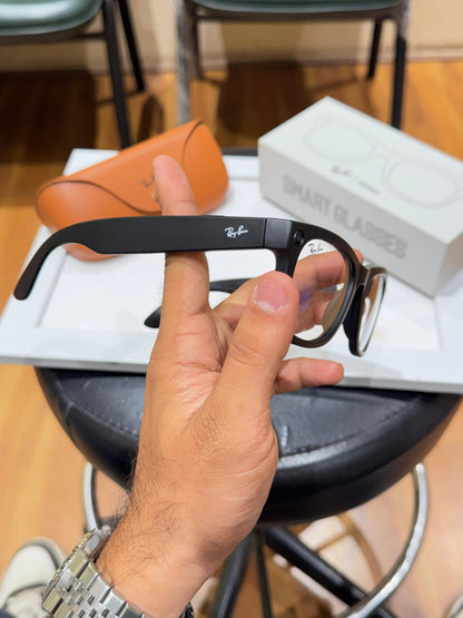 RayBan META AI – Full Black Plano