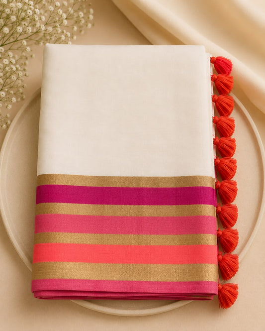 Premium 120 Count Mul Cotton Saree