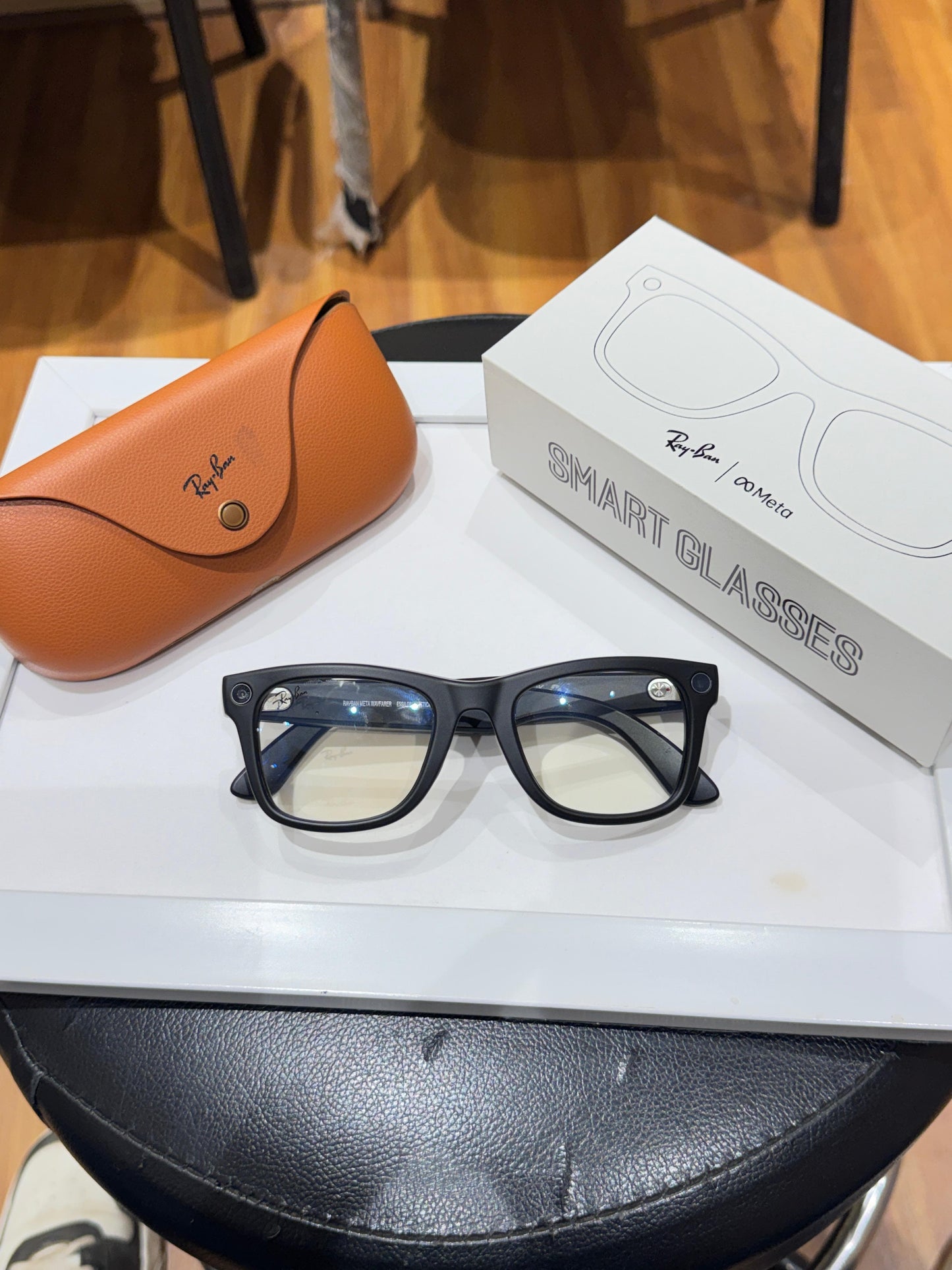 RayBan META AI – Full Black Plano