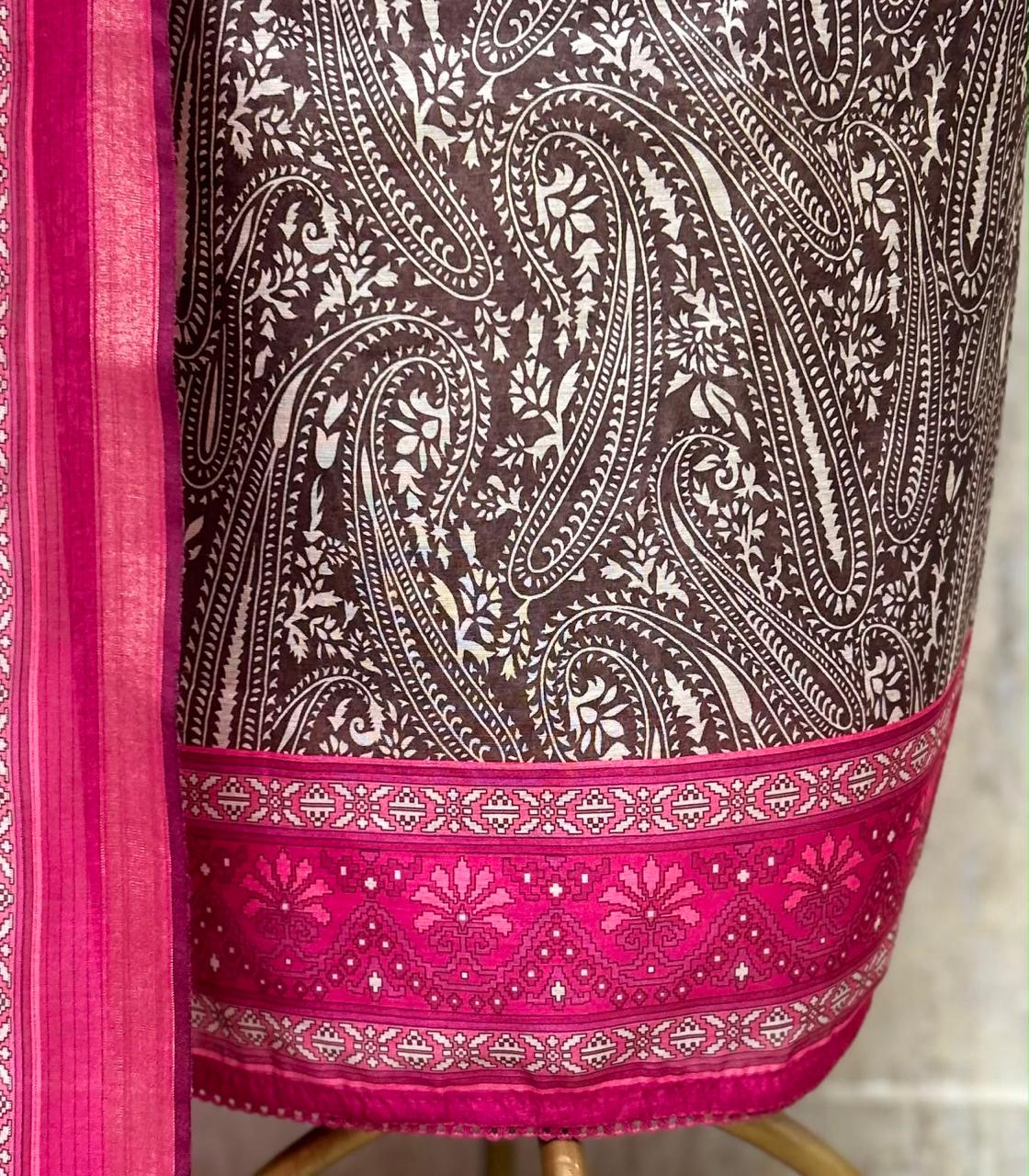 Premium Maheshwari Cotton Suit Set
