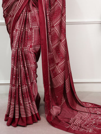 Luxury Satin Saree Collection