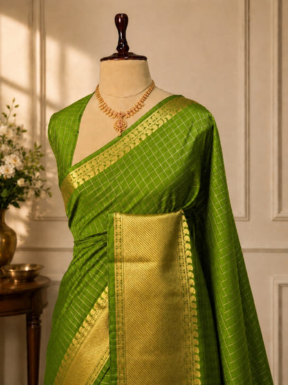 Premium Semi Kanchivaram Silk Saree