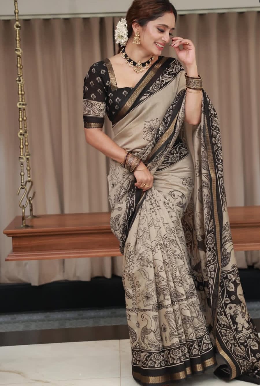 Jaipur Mal Cotton Saree