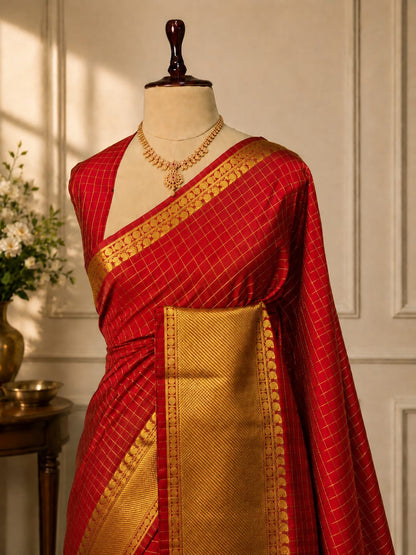 Premium Semi Kanchivaram Silk Saree