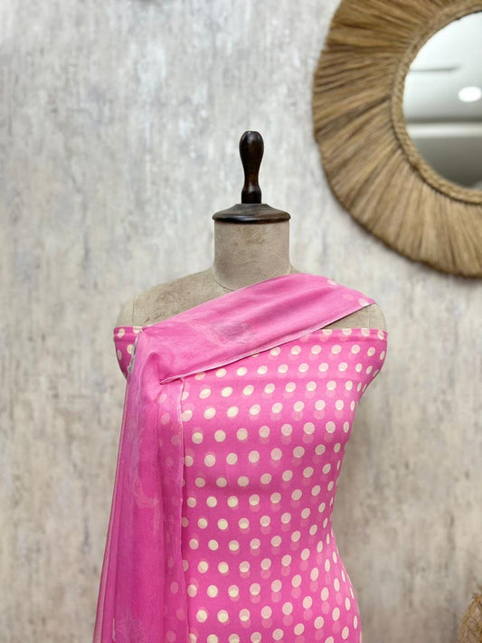 Elegant Georgette 3-Piece Suit