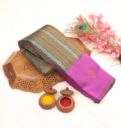 Elite Korvai Bridal Rapier Fancy Lightweight Silk-Type Saree